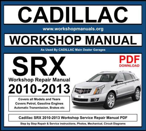 2010 cadillac srx manual pdf Doc