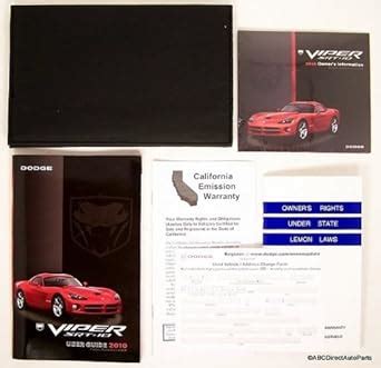 2010 dodge viper srt10 owners manual Doc