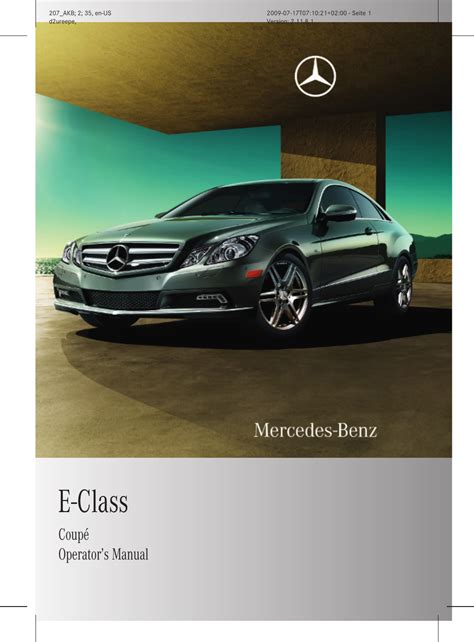 2010 e350 user manual Kindle Editon