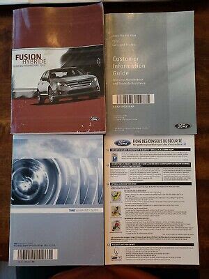 2010 ford fusion hybrid owners manual Doc