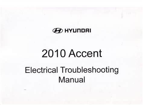 2010 hyundai accent electrical problems PDF