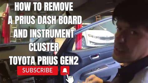 2010 prius dash board removal Reader