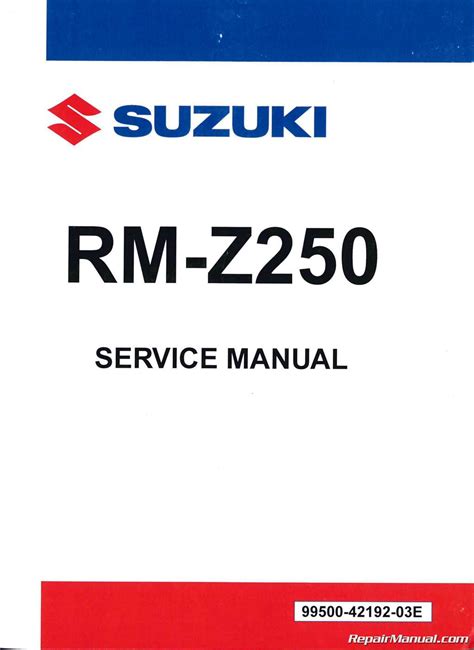 2010 suzuki rmz250 service manual pdf Kindle Editon