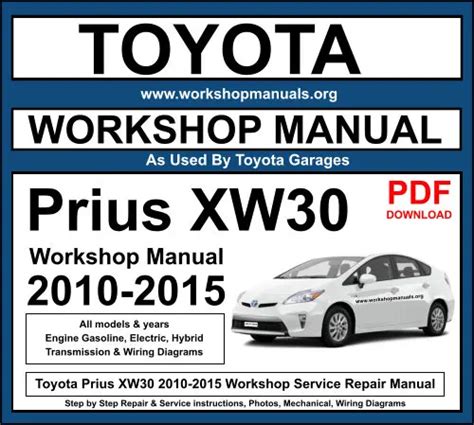 2010 toyota prius workshop manual Reader