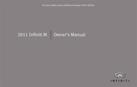 2011 Infiniti M37  Owners Manual Ebook Kindle Editon