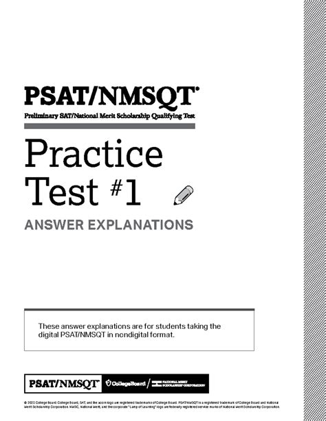 2011 Psat Nmsqt Practice Test Answer Key Reader