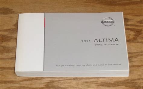 2011 altima owners manual Kindle Editon