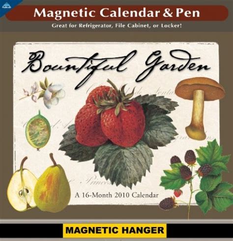 2011 bountiful garden magnetic mini calendar Reader