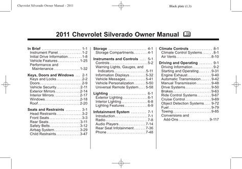 2011 chevrolet silverado service manual Reader