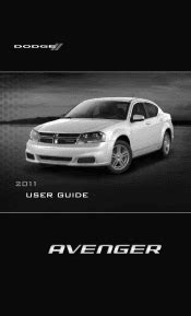 2011 dodge avenger user manual Kindle Editon