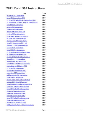2011 form 565 instructions Doc