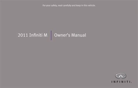 2011 infiniti m37 owners manual Kindle Editon