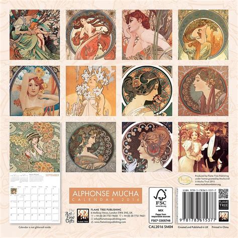2011 mucha wall calendar Kindle Editon