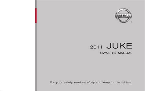 2011 nissan juke owners manual pdf Kindle Editon