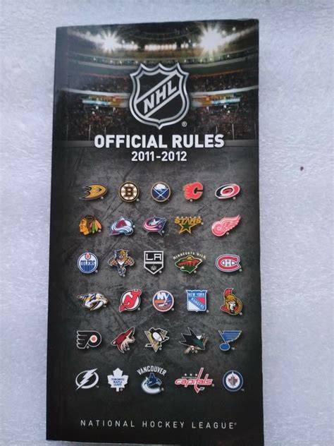 2011 official rules of the nhl Kindle Editon