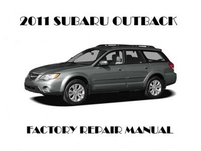 2011 subaru outback shop manual Epub