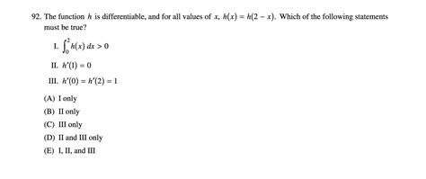 2012 BC CALCULUS MULTIPLE CHOICE ANSWERS Ebook Epub