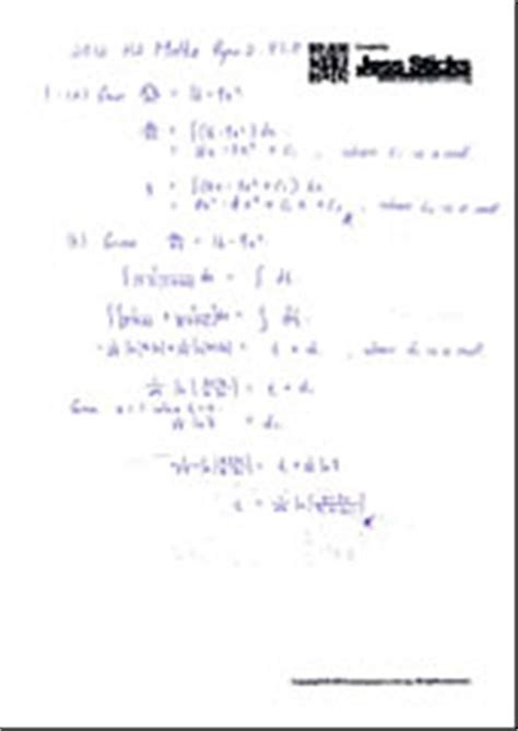 2012 Gce A Level H2 Maths Solution Paper 2 PDF