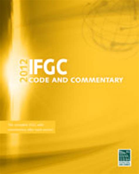 2012 International Fuel Gas Code Commentary Epub