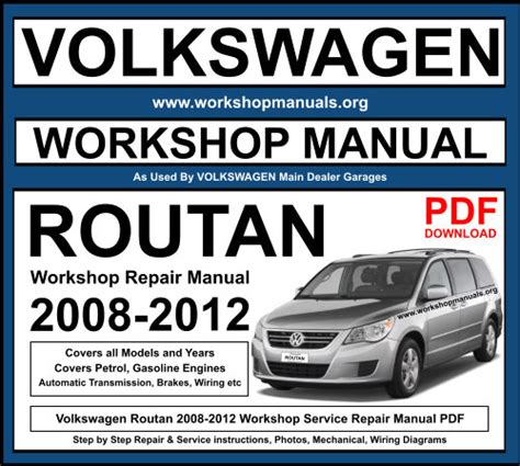 2012 Vw Routan Owners Manual Ebook Kindle Editon