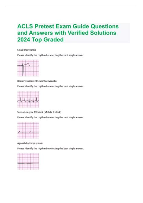 2012 acls pretest answers Kindle Editon