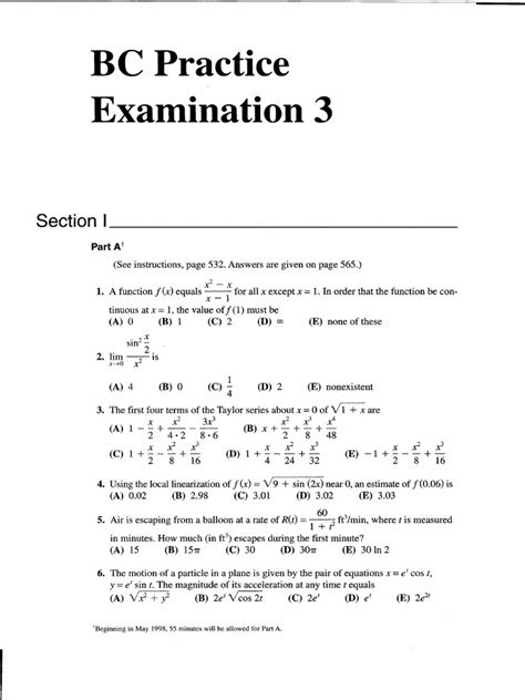 2012 ap calculus bc multiple choice answers Epub