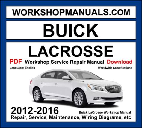 2012 buick lacrosse service repair manual pdf Reader