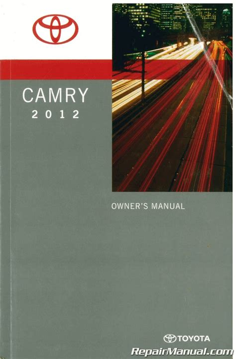 2012 camry owners manual Reader