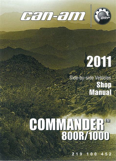 2012 can am commander service manual Epub