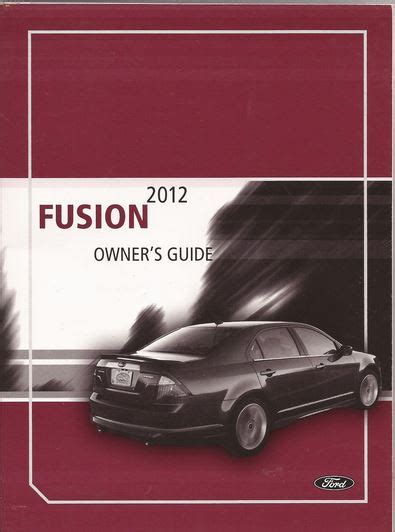 2012 fusion owners manual Epub