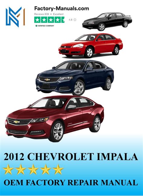 2012 impala repair manual PDF