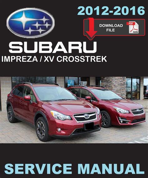 2012 impreza service manual PDF
