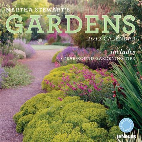 2012 martha stewarts gardens grid calendar PDF