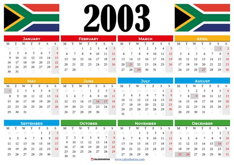 2012 south africa super poster calendar horizontal Reader