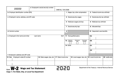 2012 w2 form fillable template Reader
