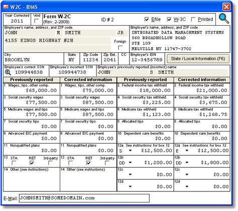 2012 w2 form fillable template Reader