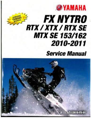 2012 yamaha fx nytro service manual pdf Kindle Editon