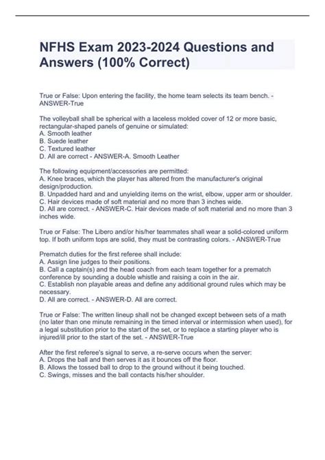 2013 2014 nfhs exam answers Kindle Editon