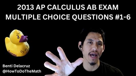 2013 Ap Calculus Ab Multiple Choice Answers Reader