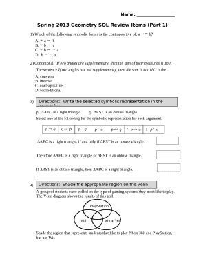 2013 Geometry Sol Answers Reader