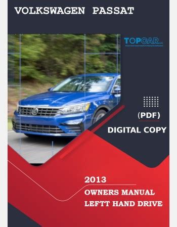 2013 Volkswagen Passat Owners Manual Ebook Epub