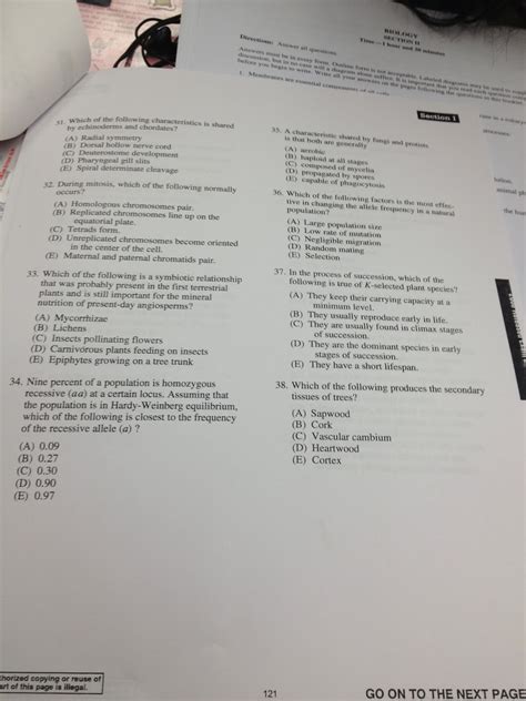 2013 ap bio multiple choice answers Doc