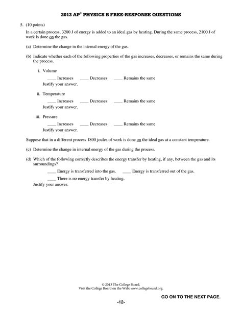 2013 ap physics b free response questions answers Kindle Editon