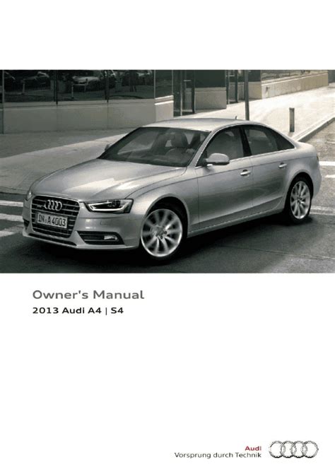 2013 audi a4 owners manual Epub