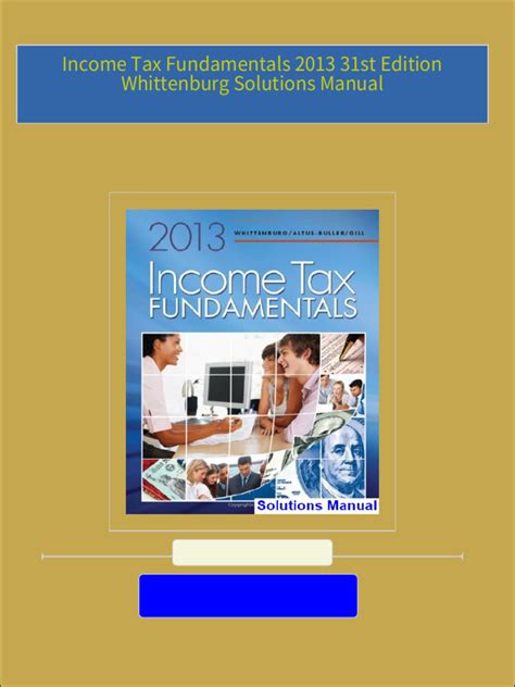 2013 income tax fundamentals cumulative problem solution Epub