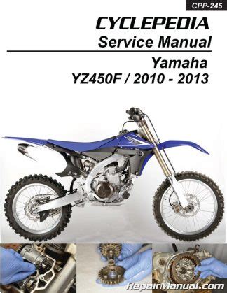 2013 yz450f service manual Kindle Editon