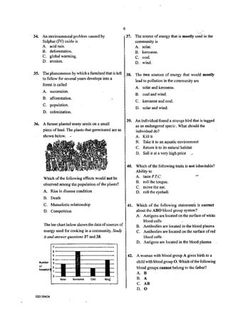 2014 2015 Weac Biology Objectives Answers Doc