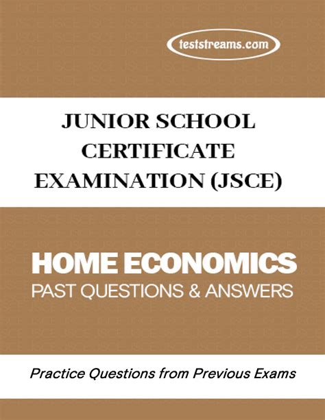 2014 Jsce Home Econs Question And Answer Kindle Editon