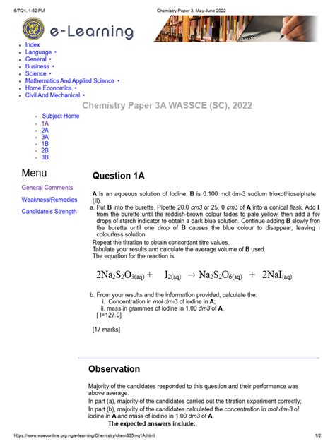 2014 Waec Chemistry Paper 3 Answer Kindle Editon