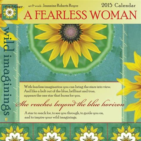 2014 a fearless woman mini wall calendar Kindle Editon